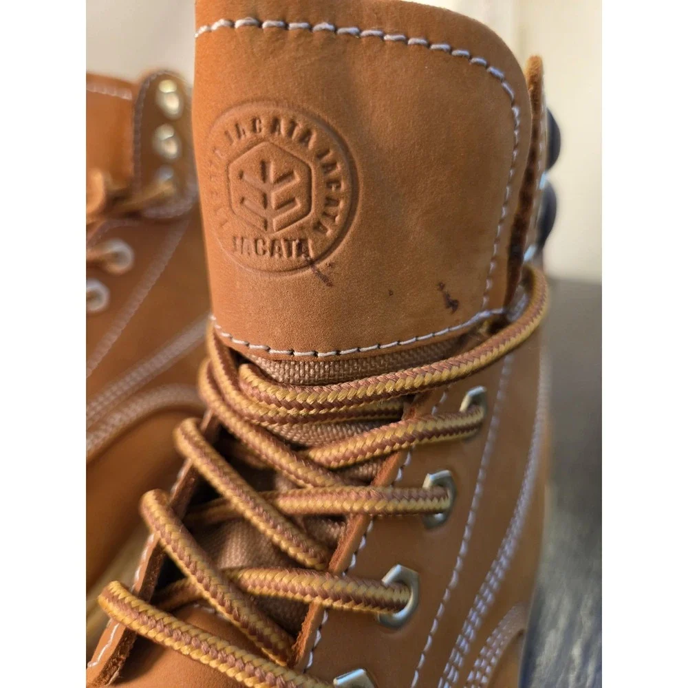 Jacata Men's Work Boots Oil Resistant Waterproof Leather 8601 Sz 9W NEW! $68